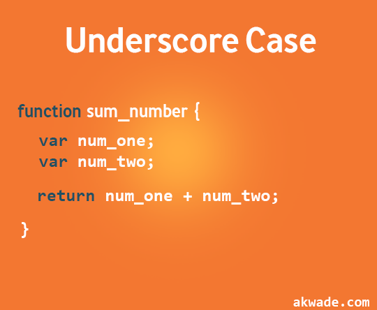 underscore case مصطلح